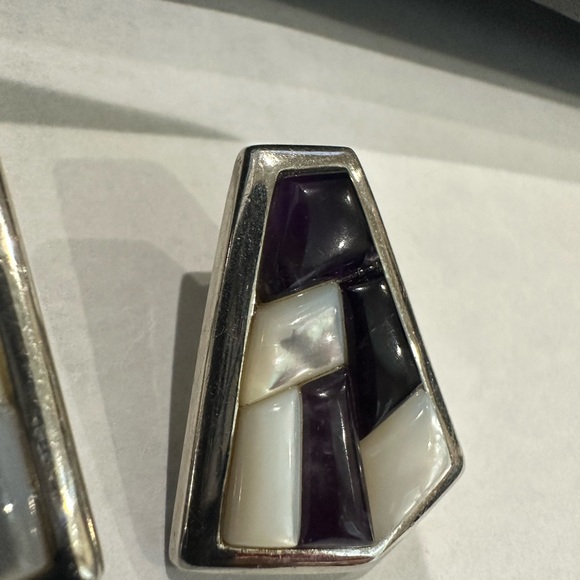 Dtr china earrings ss 925 mother of Pearl - Picture 5 of 8